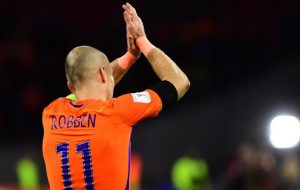 Арьен Роббен завершил карьеру в сборной Голландии